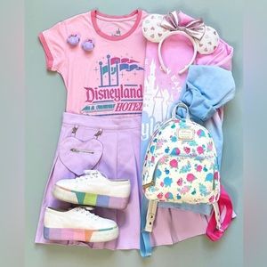 Aldo Women’s Pastel Tennis Shoes Sneaker Size 6 Easter Pink Purple Yellow